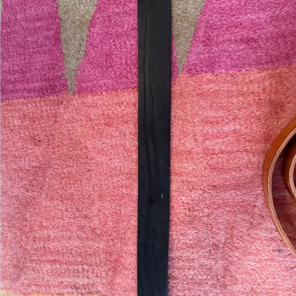 Martin + Osa black leather made in England belt xs - Picture 5 of 5